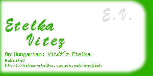 etelka vitez business card